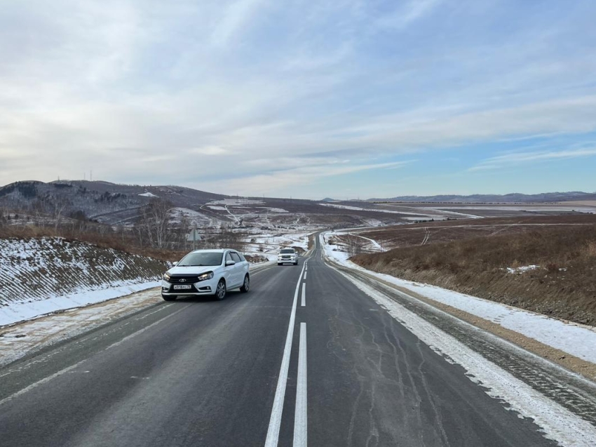 Дорогу к райцентру Карымского района в Забайкалье обновили благодаря нацпроекту